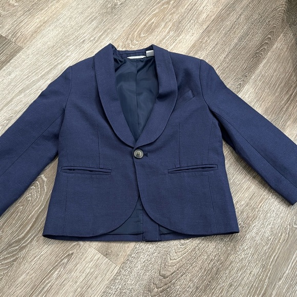 Janie and Jack cotton linen blend boys blazer jacket sz 2 - Picture 1 of 4